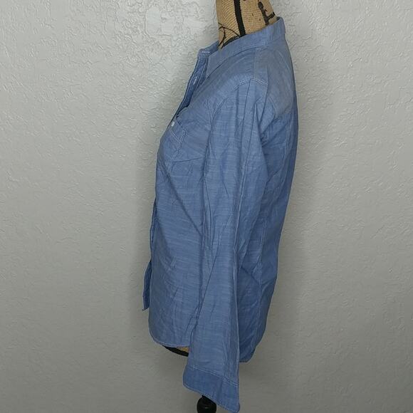 District Made Button Down Shirt Blue Size M - Picture 2 of 6